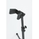 K&M 15060 BASS CLARINET STAND HEIGHT 700–1200MM STEEL FOLDING FELT-LINED BLACK