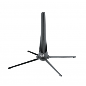 K&M 18020 OBOE STAND 4-LEG SCREWABLE BASE 254MM BASE DIAMETER 174MM HEIGHT BLACK