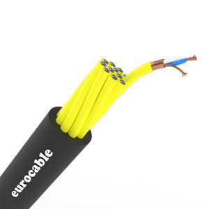 EUROCABLE LKSS24C 24CH COPPER SPIRAL SHIELD MULTIPAIR AUDIO MIC CABLE PER METER