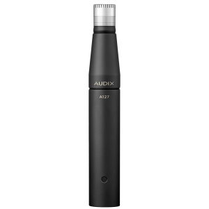 AUDIX ADX-A127 OMNIDIRECTIONAL METAL FILM CONDENSER MIC XLR 48V PHANTOM BLACK