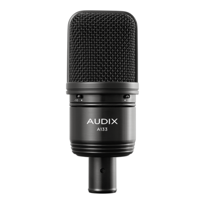 AUDIX ADX-A133 LARGE DIAPHRAGM CONDENSER MIC CARDIOID 33MM 48V PHANTOM 10DB PAD BASS ROLL-OFF