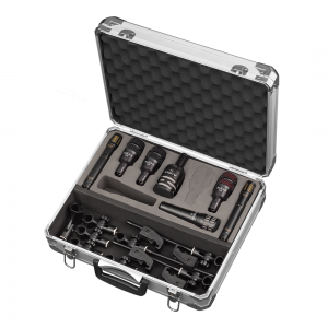 AUDIX ADX-DP7 7X DRUM MIC PACKAGE WITH ROAD CASE (1X I5, 2X D2, 1X D4, 1X D6, 2X ADX51)