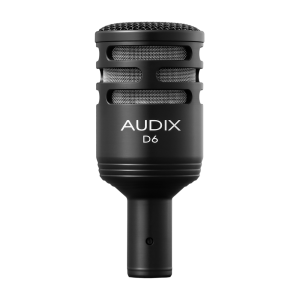 AUDIX ADX-D6 DYNAMIC BASS & KICK DRUM MIC CARDIOID 30HZ-15KHZ 3-PIN XLRM BLACK