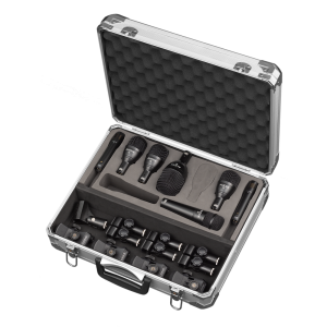 AUDIX ADX-FP7 FP7 FUSION 7-PIECE DRUM MIC PACKAGE WITH ROAD CASE (3X F2, 1X F5, 1X F6, 2X F9)