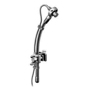 AUDIX ADX-MICROHP MINIATURE CONDENSER LUG-MOUNTED MICROPHONE WITH PHANTOM POWER ADAPTER BLACK