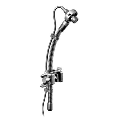 AUDIX ADX-MICROHP MINIATURE CONDENSER LUG-MOUNTED MICROPHONE WITH PHANTOM POWER ADAPTER BLACK