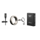 AUDIX ADX10FLP MINIATURE CONDENSER FLUTE INSTRUMENT MIC WITH FLUTE CLIP APS911 PHANTOM POWER ADAPTER BLACK