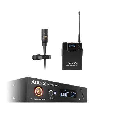 AUDIX AUD-AP41-BP-A R41 WIRELESS RECEIVER WITH B60 BODYPACK TRANSMITTER ONLY FQ A 522-554MHZ