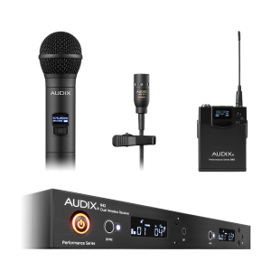 AUDIX AUD-AP42-C210-A R42 DUAL WIRELESS MIC SYSTEM H60-OM2 HANDHELD + B60 BODYPACK + ADX10 BAND A 522-554MHZ