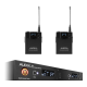 AUDIX AUD-AP42-BP-A WIRELESS SYSTEM R42 DUAL RECEIVER 2X B60 BODYPACK TRANSMITTER NO MIC 522-554MHZ