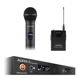 AUDIX AUD-AP42-C2BP-A R42 DUAL WIRELESS MIC SYSTEM H60-OM2 HANDHELD + B60 BODYPACK BAND A 522-554MHZ
