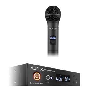 AUDIX AP61-OM5 WIRELESS MIC SYSTEM R61 RECEIVER H60 HANDHELD TRANSMITTER OM5