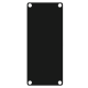 CAYMON CASY101A/B 1 SPACE ALUMINUM BLANK MODULE BLACK