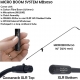 AUDIX ADX-MB5050-C MICROBOOM SYSTEM 50 INCH WITH M1250B MIC BLACK OR WHITE