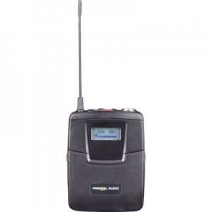 PARALLEL BP6100 BELTPACK TRANSMITTER LCD DISPLAY UHF 520-675MHZ