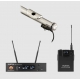 AUDIX AUD-AP41-FLUTE-A R41 WIRELESS RECEIVER WITH BP60 BODYPACK TRANSMITTER ADX10 MIC AND FLUTE CLIP A 522-554