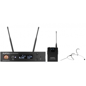AUDIX AUD-AP41-FLUTE-A R41 WIRELESS RECEIVER WITH BP60 BODYPACK TRANSMITTER AND CMX726 HEADSET MIC A 522-554MH