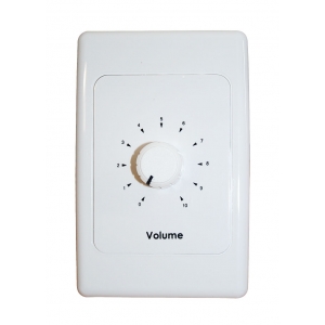 25W CLIPSAL 100V VOLUME ATTENUATOR WITH RELAY BYPASS