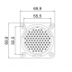 85 Pin Male Panel Mount Connector