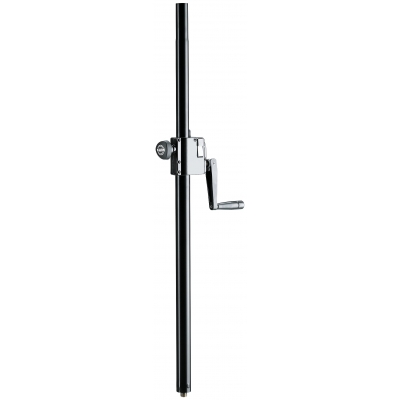K&M 21339 DISTANCE ROD WITH HAND CRANK M20 BOLT 940–1505MM MAX LOAD 35KG BLACK