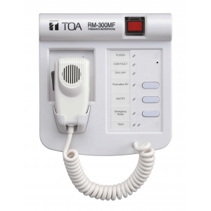 TOA RM-300MF FIREMAN EMERGENCY REMOTE MIC GREY