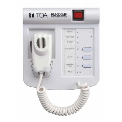 TOA RM-300MF FIREMAN EMERGENCY REMOTE MIC GREY