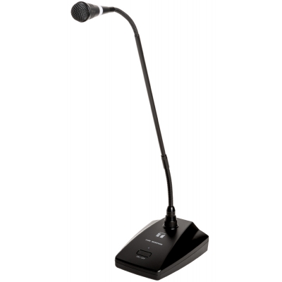 TOA EM-380-AS GOOSENECK PAGING CONDENSER MICROPHONE BLACK