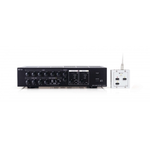 TOA MX-6224D CLASS D DIGITAL MIXER AMPLIFIER 2X240W 100V BLACK