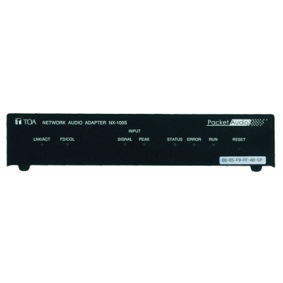 TOA NX-100SP NETWORK AUDIO ADAPTOR KIT WITH PSU BLACK