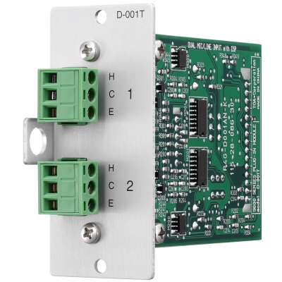 TOA D-001T 9000 SERIES 2CH PHOENIX LINE INPUT MODULE