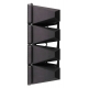 TOA HX7BWP 2-WAY 250W 8 OHM LINE ARRAY SPEAKER BLACK
