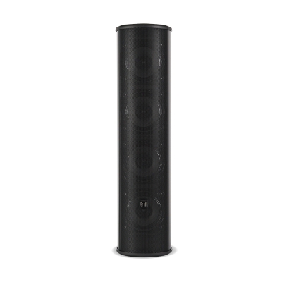TOA TZ207 10" 4-WAY 100V LINE 20W IP44 WALL MOUNTED COLUMN SPEAKER BLACK