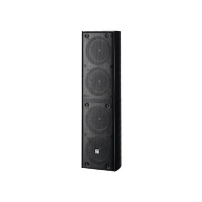 TOA TZ406BWP 4" 100V LINE 40W IP65 WALL MOUNTED COLUMN SPEAKER BLACK