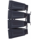 TOA HX5BWPEB 4.72" 2-WAY 600W 8 OHM LINE ARRAY SPEAKER BLACK