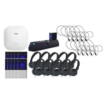 OPUS AURA-PACK10R+ AURACAST KIT 1X AURAGATE-NET-WH 10X AURASTRX 1X AURA-CH10NET 10-SLOT CHARGER 10X OP-778 10X