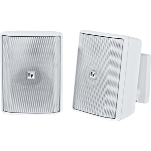ELECTRO VOICE EVL-EVID-S4.2TW EVID-S 4" 2-WAY FULL RANGE 100V LINE 15W IP54 WALL/CEILING MOUNT SURFACE MOUNT SPEAKER PAIR WHITE