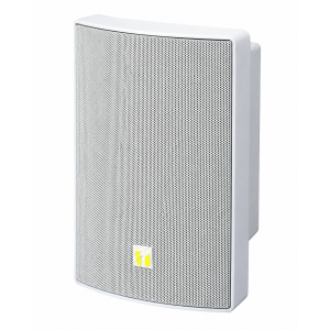 TOA 487039 BS 12CM 2-WAY, BASS REFLEX 100V/70V LINE 30W IPX4 8 OHM WALL MOUNTED COMPACT SPEAKER WHITE