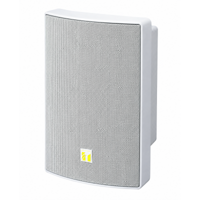 TOA 487039 BS 12CM 2-WAY, BASS REFLEX 100V/70V LINE 30W IPX4 8 OHM WALL MOUNTED COMPACT SPEAKER WHITE