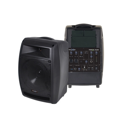 PARALLEL HX-158X-II 0000B 8" BATTERY POWERED 150W PORTABLE/FLOOR STANDING ACTIVE PA SPEAKER BLACK