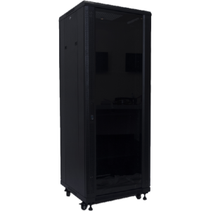 GLOBAL RACKING SOLUTIONS GLOFSR-6818BK FSR-68XX SERIES RACKS 19" FREE STANDING RACK 18U REMOVABLE SIDE PANEL STEEL POWDER COATED