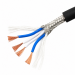 CANARE CA-L-4E6S-W100 MIC CABLE STP (NON LAN CABLE) 24AWG 4 CORE STRANDED PVC SHEATH 100M ROLL WHITE WHITE/BLUE